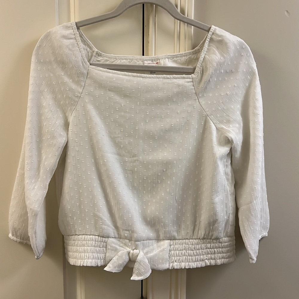 Abercrombie Kids, soft white, lined